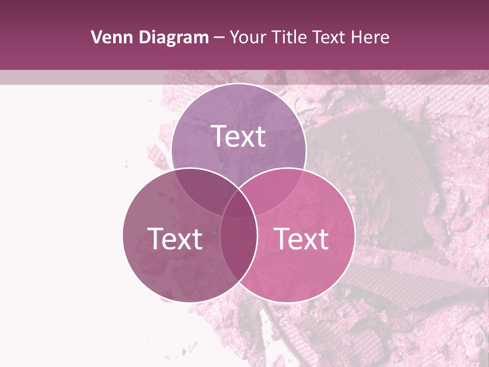 Background Eyeshadow Macro PowerPoint Template