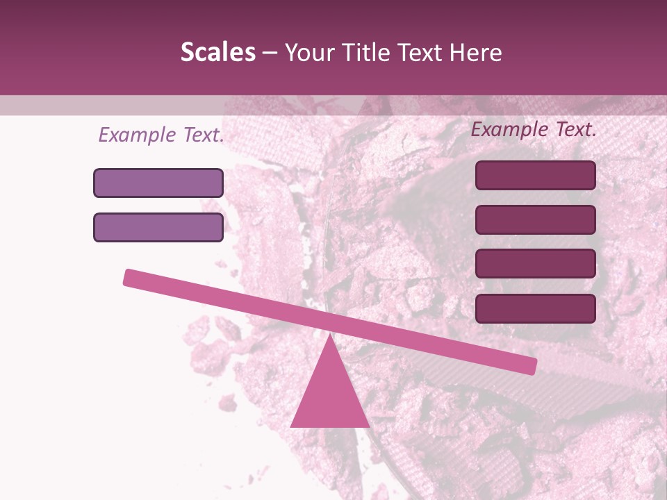 Background Eyeshadow Macro PowerPoint Template