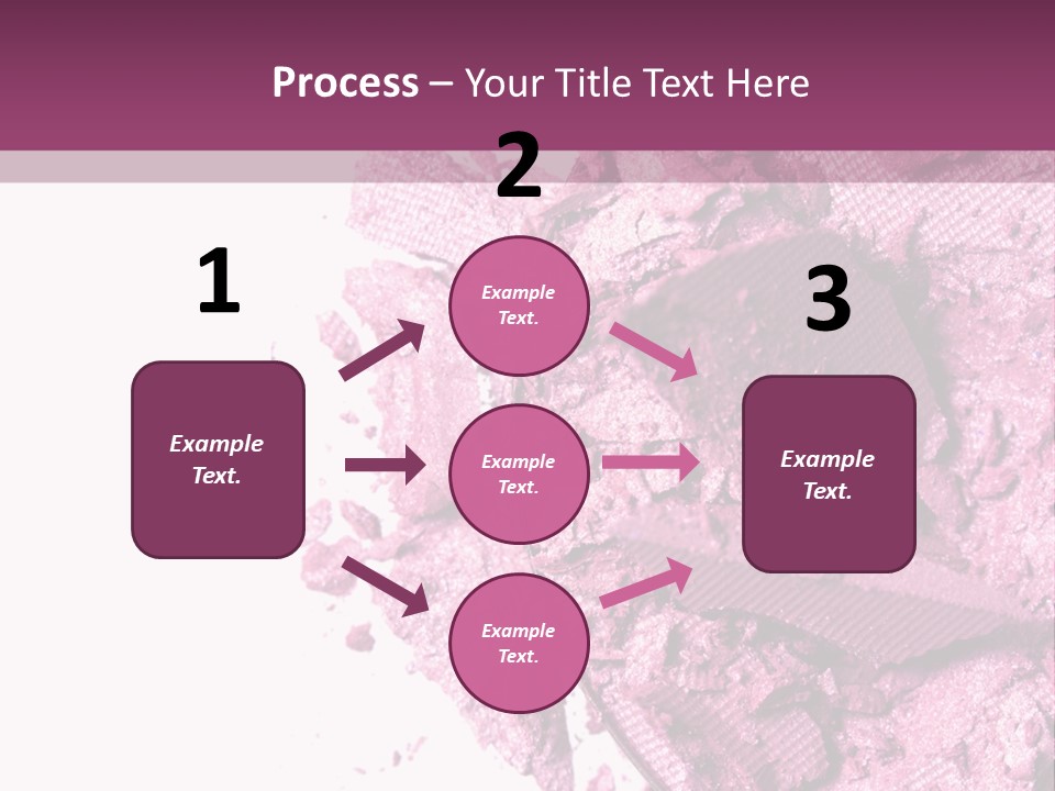 Background Eyeshadow Macro PowerPoint Template