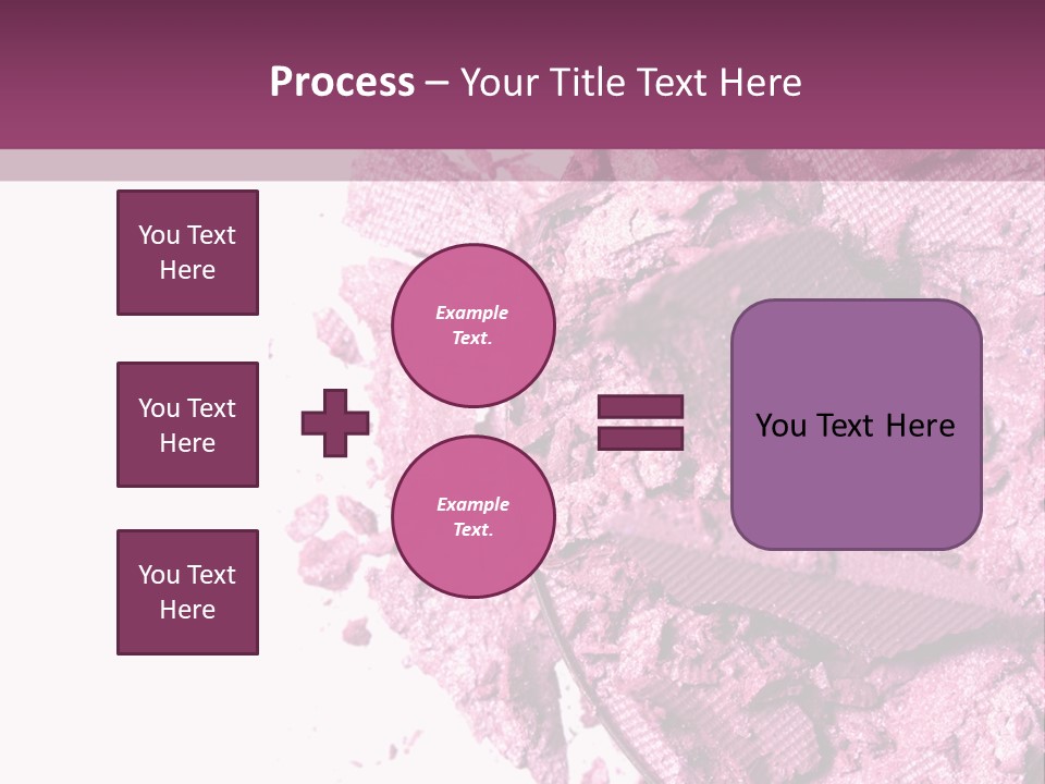 Background Eyeshadow Macro PowerPoint Template
