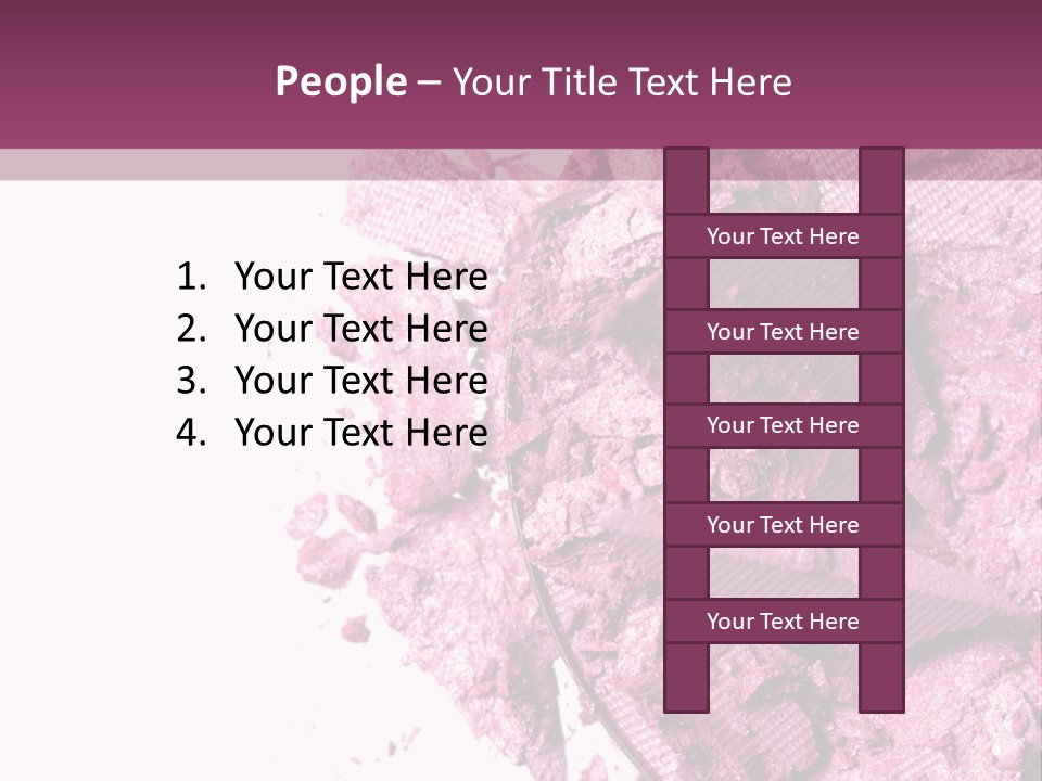 Background Eyeshadow Macro PowerPoint Template