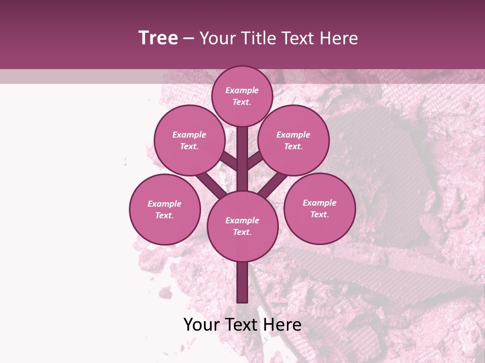 Background Eyeshadow Macro PowerPoint Template