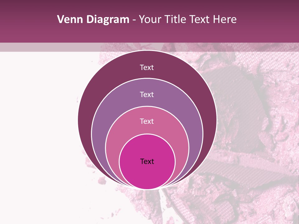 Background Eyeshadow Macro PowerPoint Template