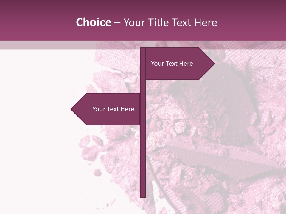 Background Eyeshadow Macro PowerPoint Template
