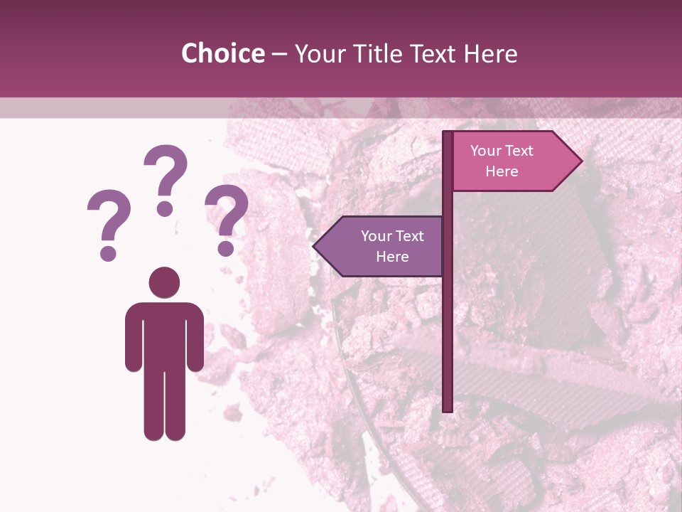 Background Eyeshadow Macro PowerPoint Template