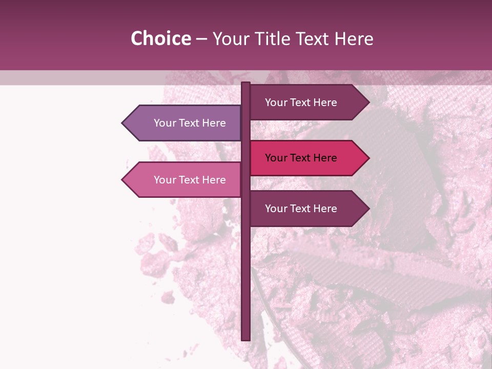 Background Eyeshadow Macro PowerPoint Template