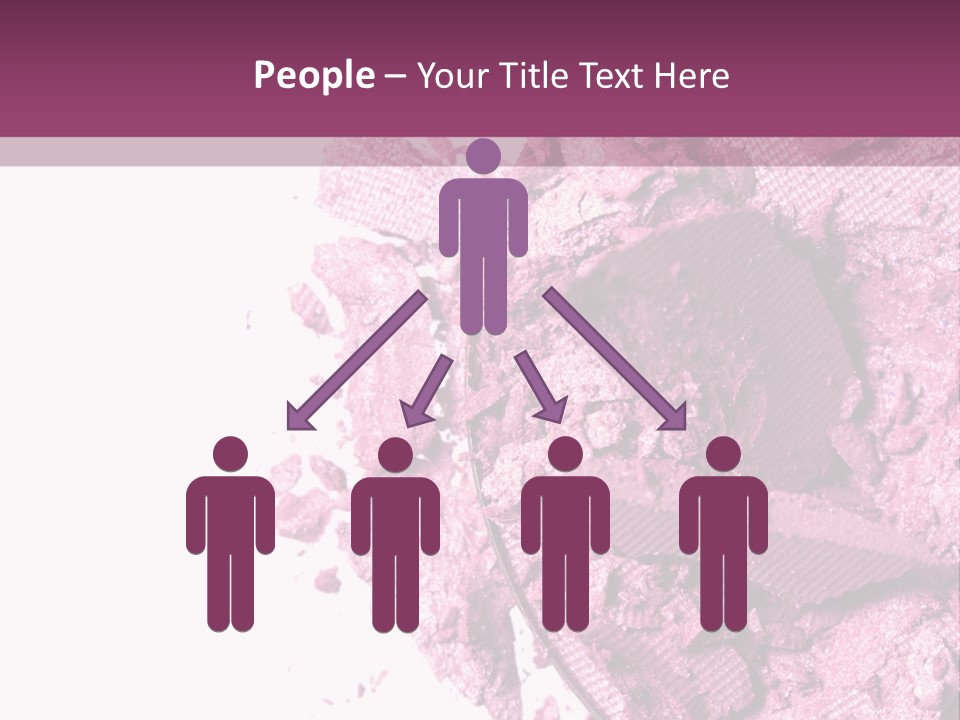 Background Eyeshadow Macro PowerPoint Template