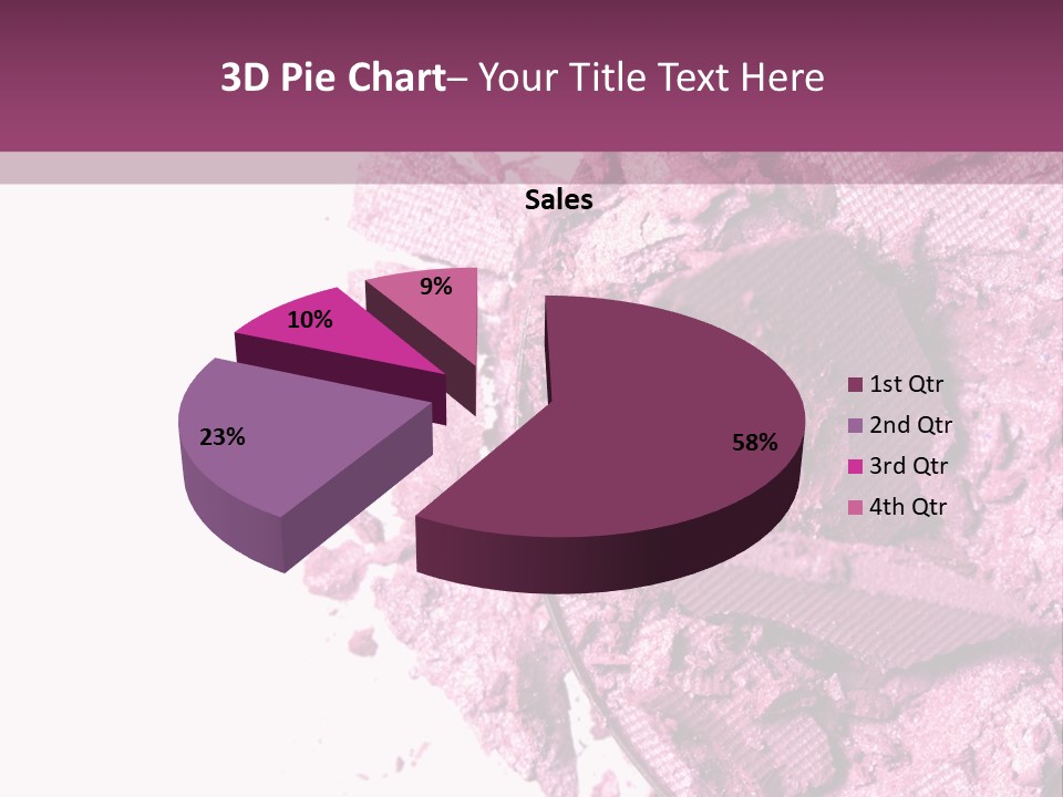 Background Eyeshadow Macro PowerPoint Template