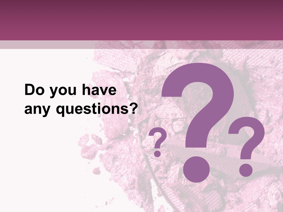 Background Eyeshadow Macro PowerPoint Template