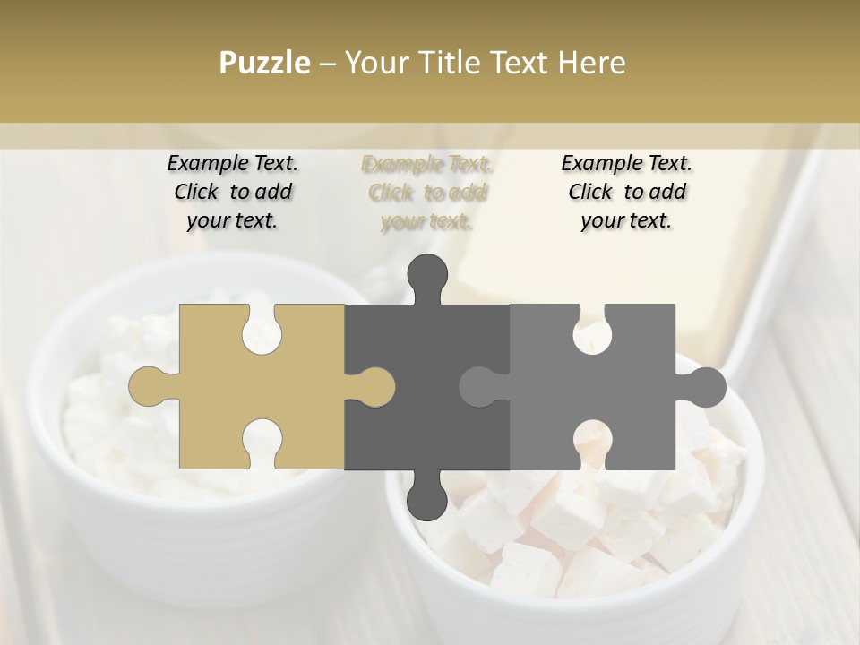 Drink Butter Fresh PowerPoint Template