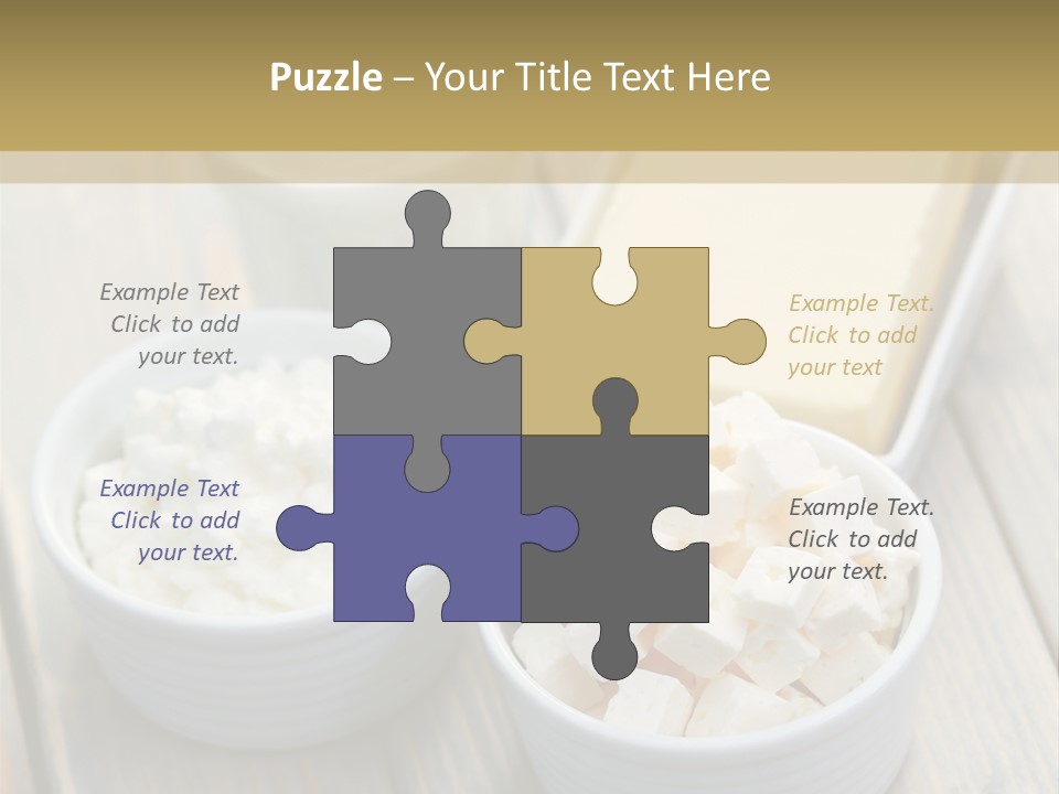 Drink Butter Fresh PowerPoint Template