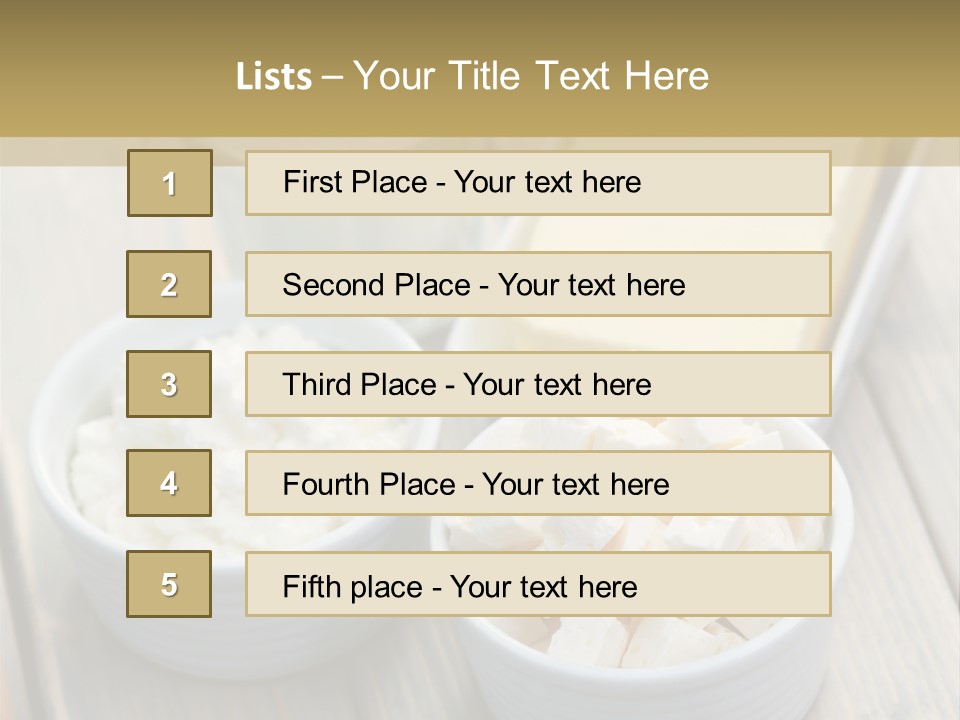 Drink Butter Fresh PowerPoint Template