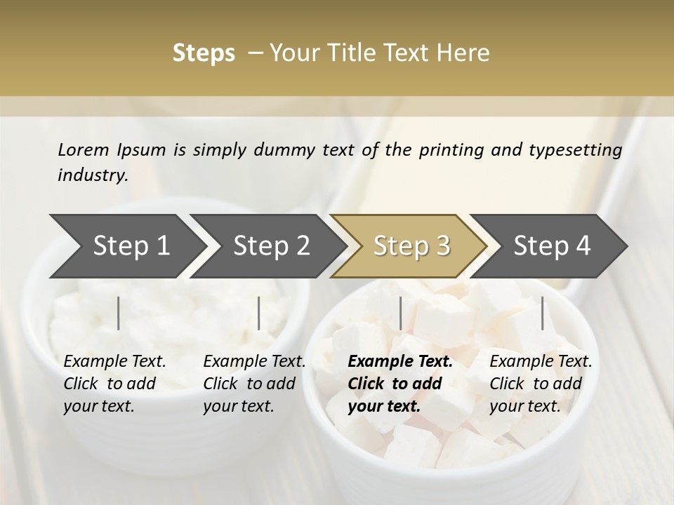 Drink Butter Fresh PowerPoint Template
