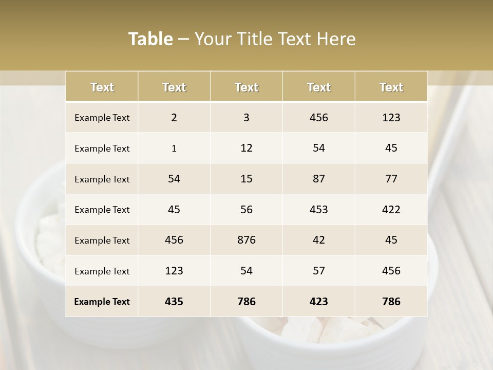 Drink Butter Fresh PowerPoint Template