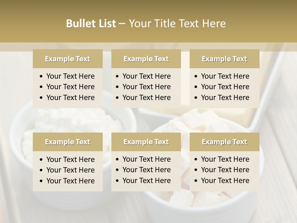 Drink Butter Fresh PowerPoint Template