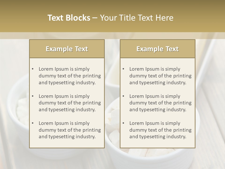 Drink Butter Fresh PowerPoint Template
