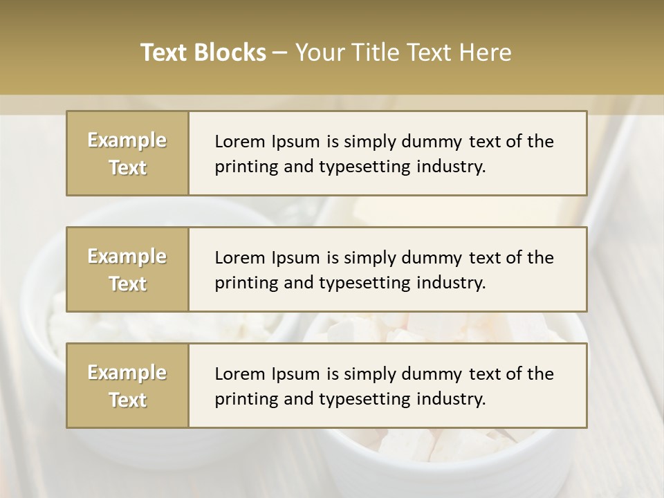 Drink Butter Fresh PowerPoint Template