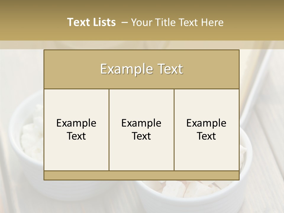 Drink Butter Fresh PowerPoint Template