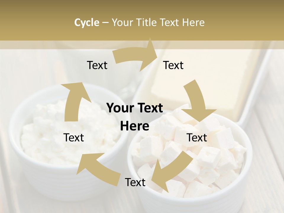 Drink Butter Fresh PowerPoint Template