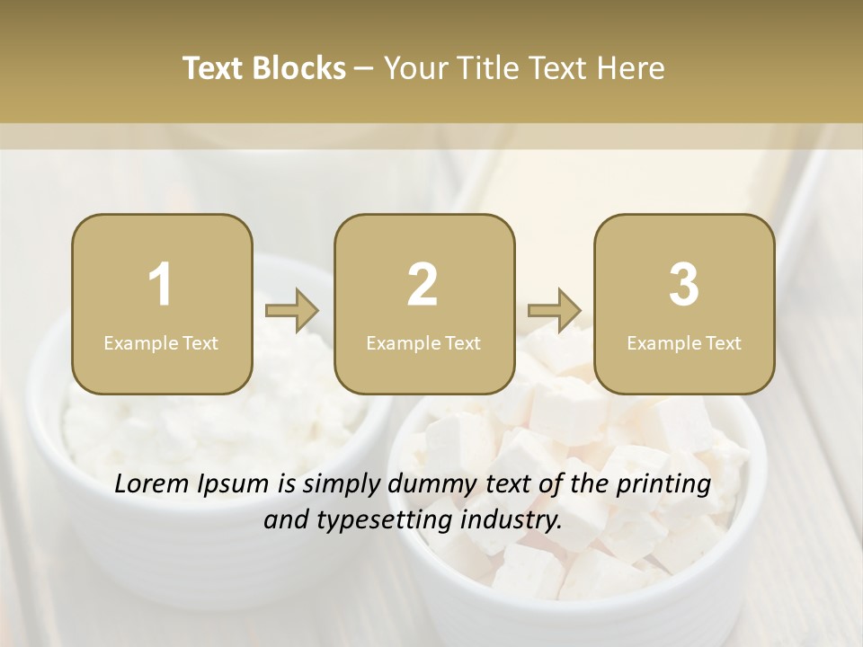 Drink Butter Fresh PowerPoint Template