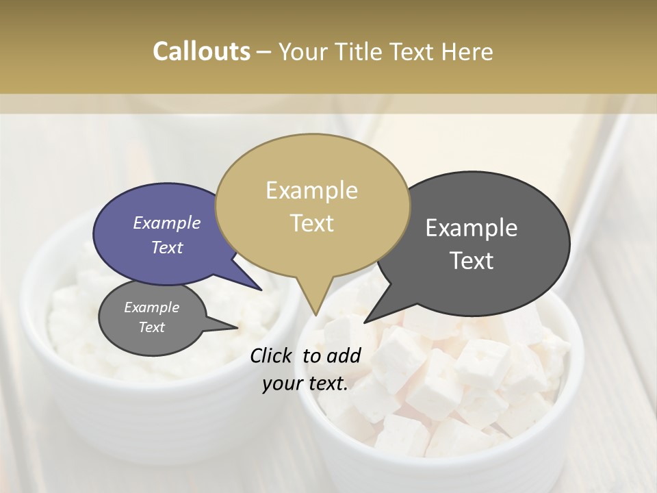 Drink Butter Fresh PowerPoint Template