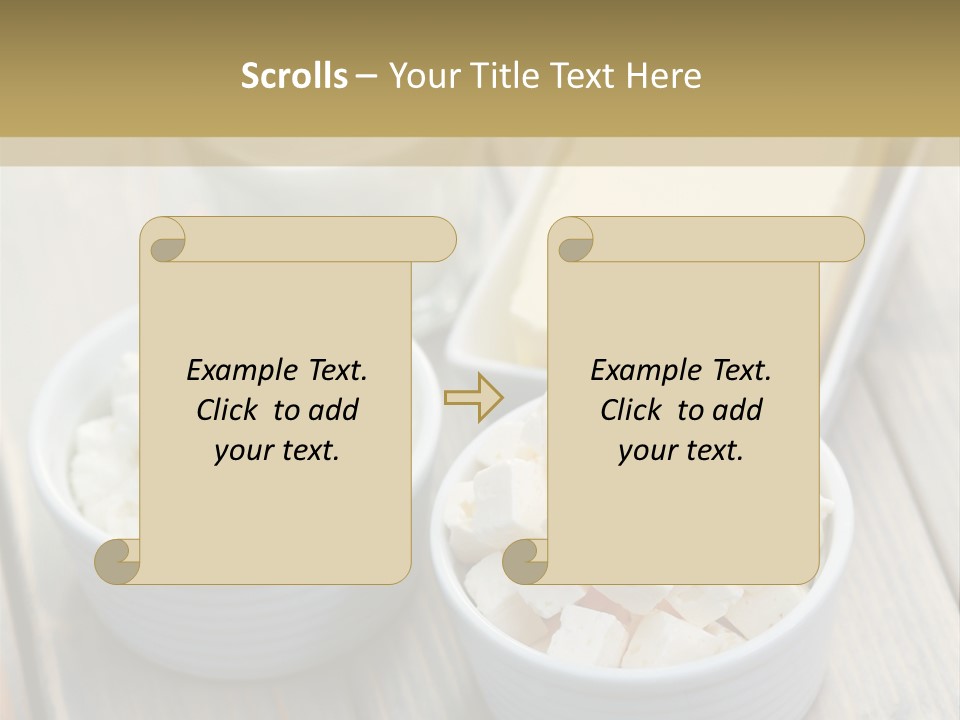Drink Butter Fresh PowerPoint Template