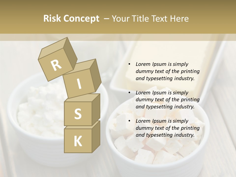 Drink Butter Fresh PowerPoint Template