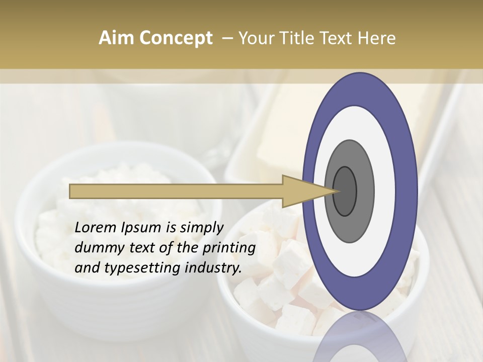 Drink Butter Fresh PowerPoint Template