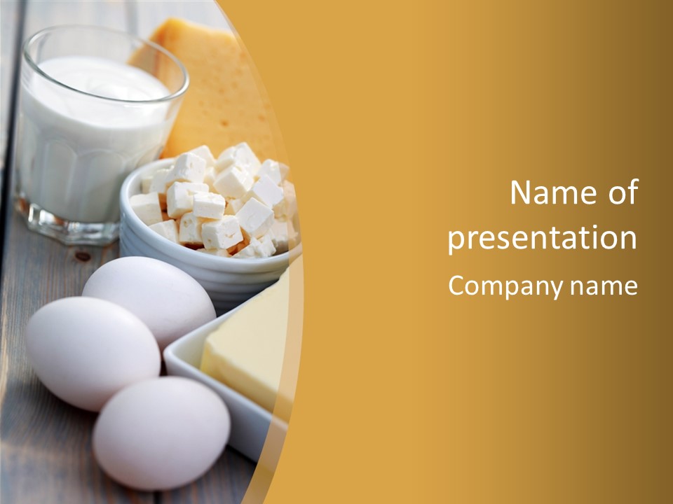 Eating Food Cream PowerPoint Template