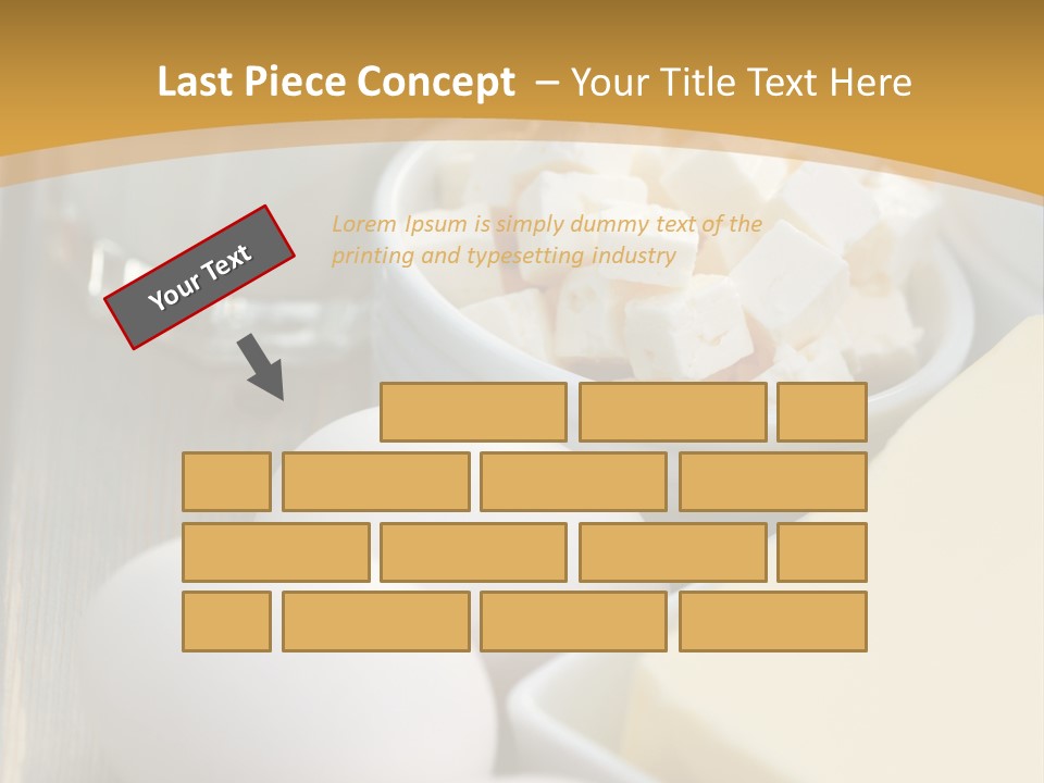 Eating Food Cream PowerPoint Template