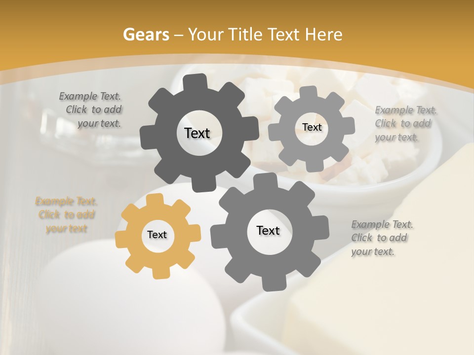 Eating Food Cream PowerPoint Template