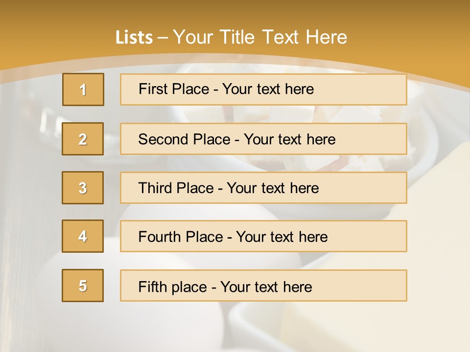 Eating Food Cream PowerPoint Template