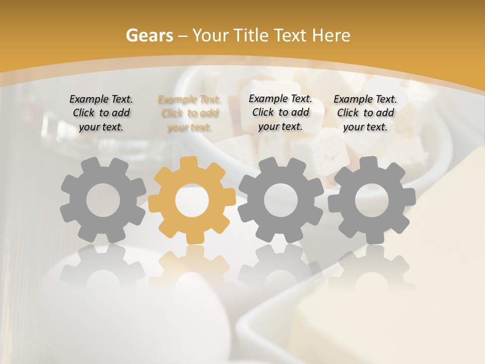 Eating Food Cream PowerPoint Template