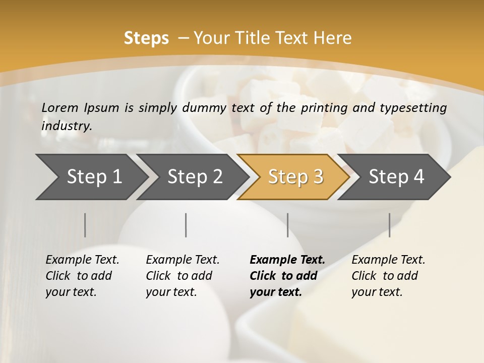 Eating Food Cream PowerPoint Template