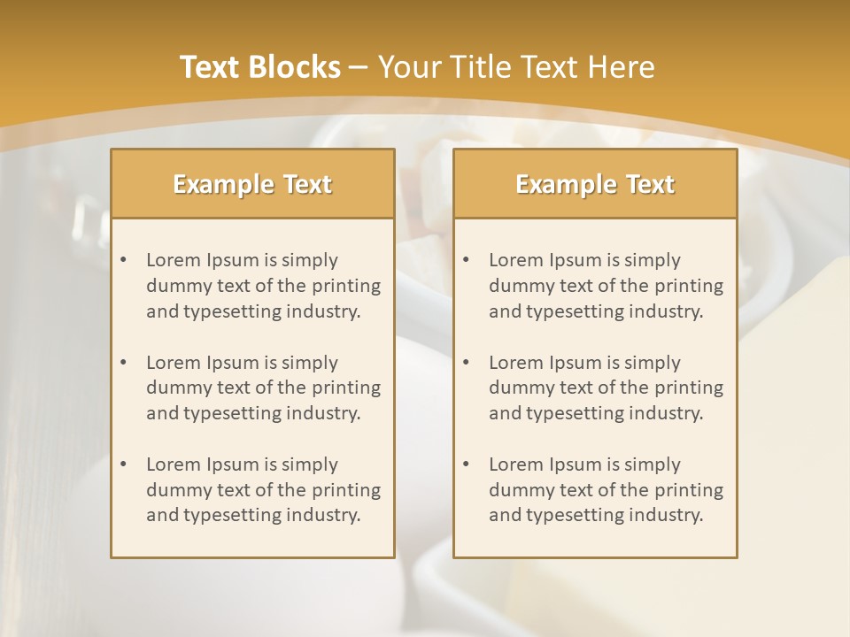 Eating Food Cream PowerPoint Template