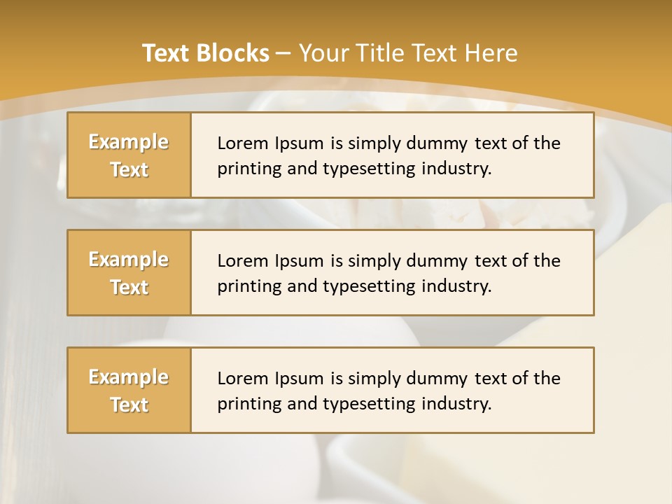 Eating Food Cream PowerPoint Template