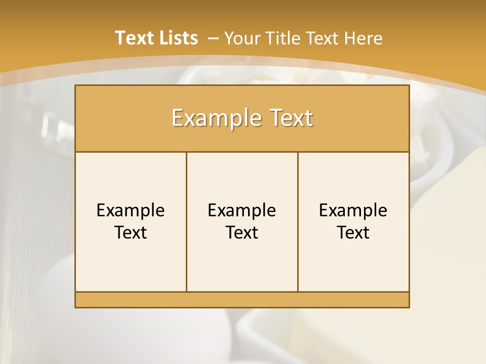 Eating Food Cream PowerPoint Template