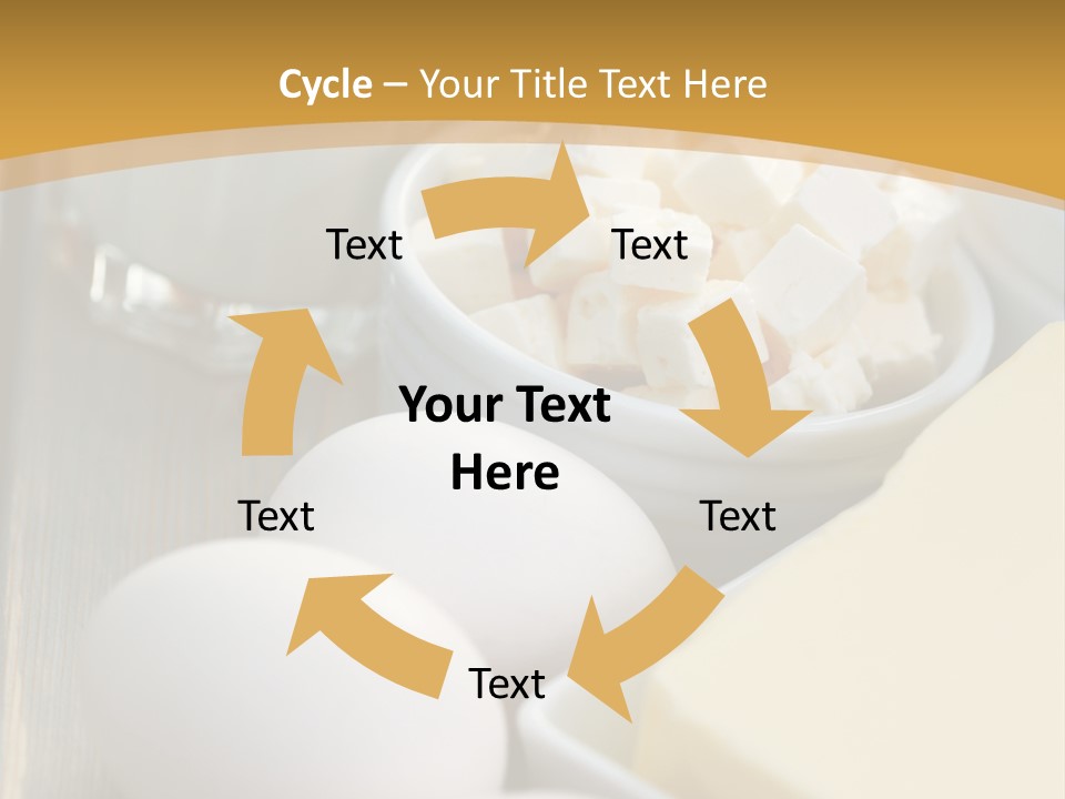 Eating Food Cream PowerPoint Template