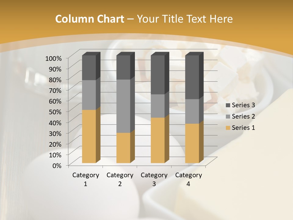 Eating Food Cream PowerPoint Template