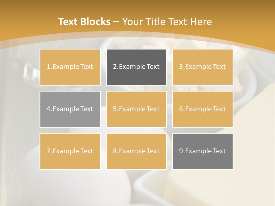 Eating Food Cream PowerPoint Template