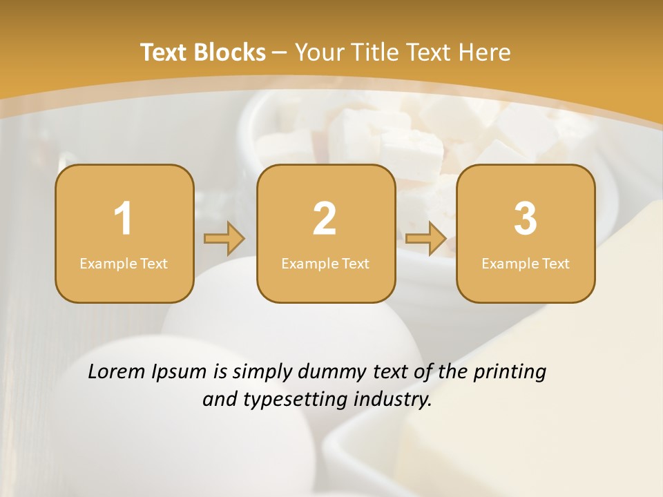 Eating Food Cream PowerPoint Template