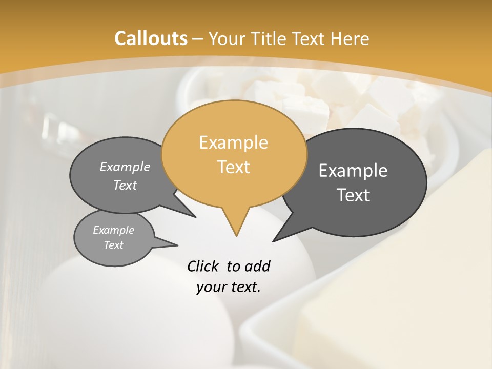 Eating Food Cream PowerPoint Template