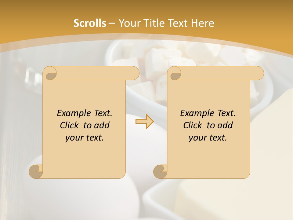 Eating Food Cream PowerPoint Template