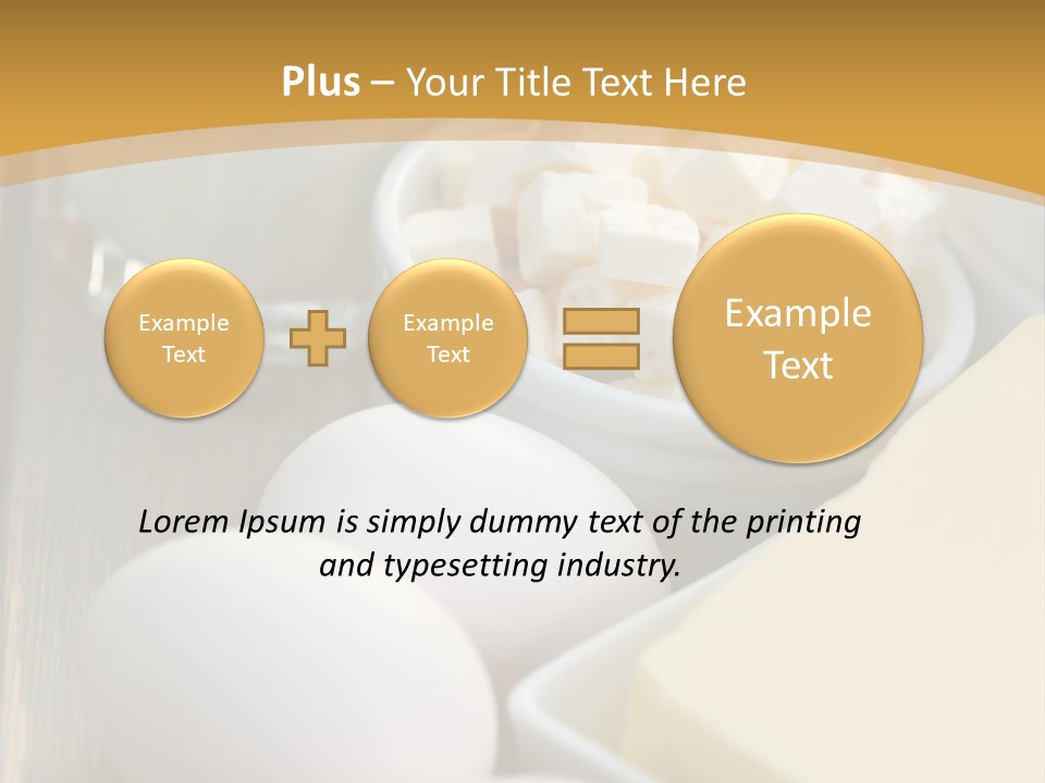 Eating Food Cream PowerPoint Template