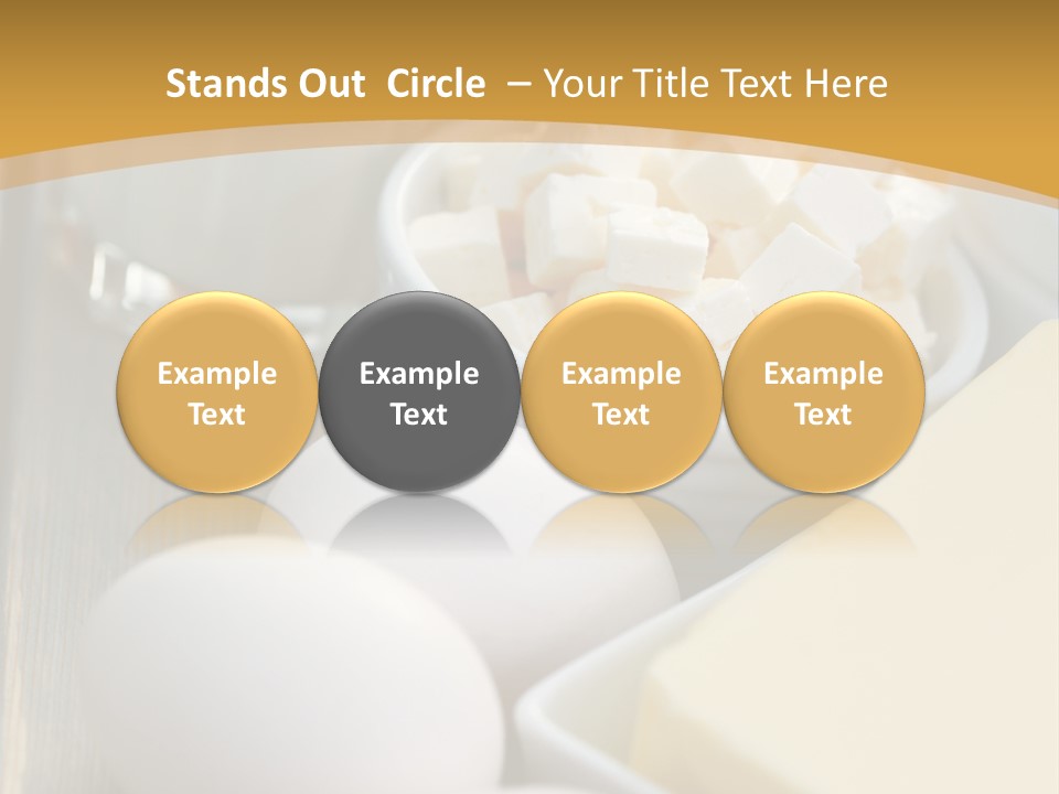 Eating Food Cream PowerPoint Template