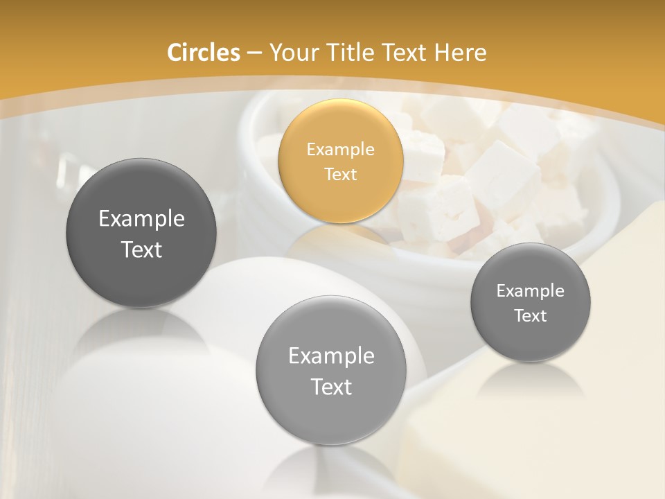 Eating Food Cream PowerPoint Template