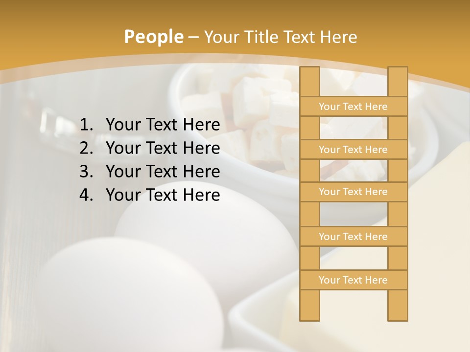 Eating Food Cream PowerPoint Template