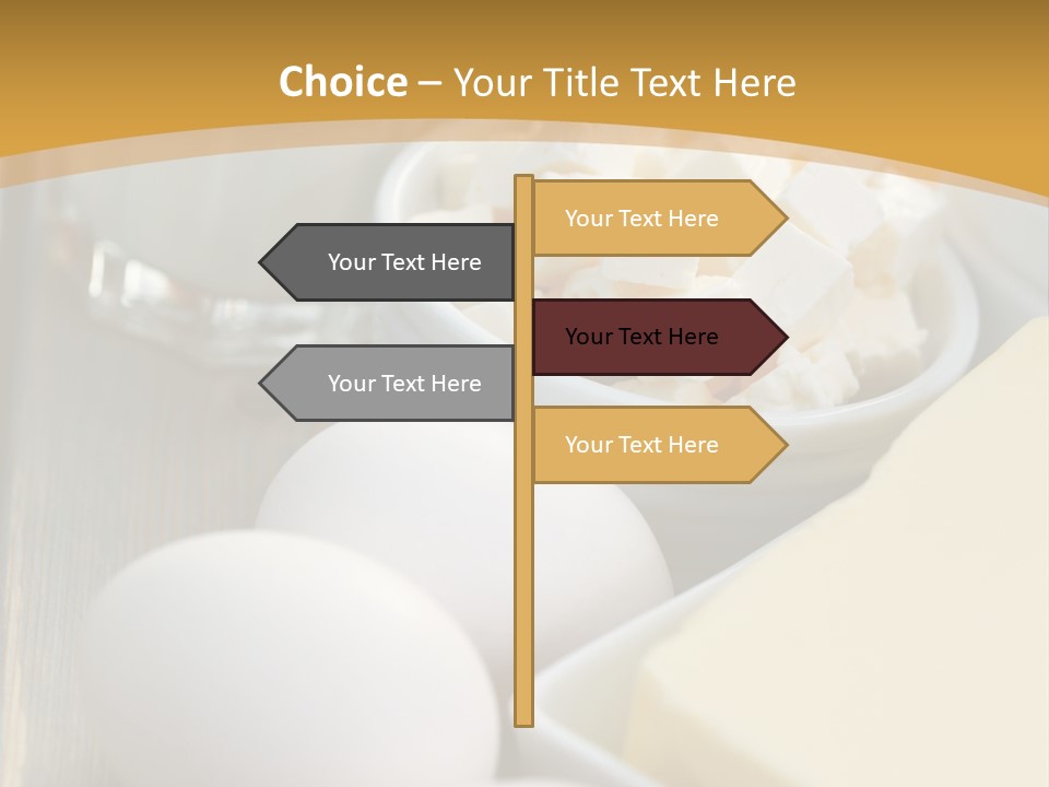 Eating Food Cream PowerPoint Template