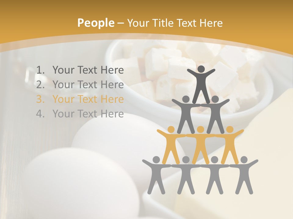 Eating Food Cream PowerPoint Template