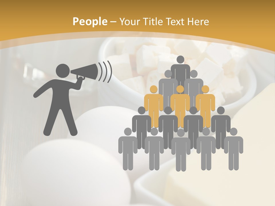 Eating Food Cream PowerPoint Template